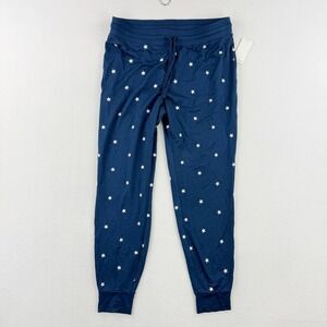 Splendid Jogger Lounge Pants Size L Womens‎ Stars Embroidered NWT